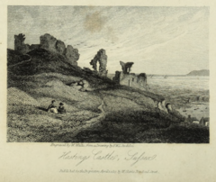 Hastings Castle c1817